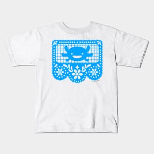 Oli Axolotl decorative Blue by Patoli Studio Kids T-Shirt